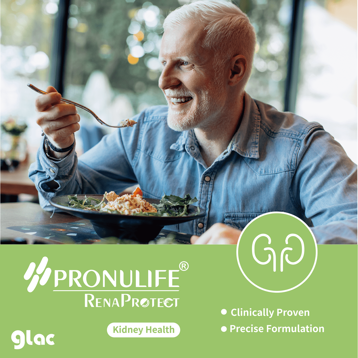 Glac PRONULIFE® RenaProtect- Clinically proven Probiotic blend for Kidney Health