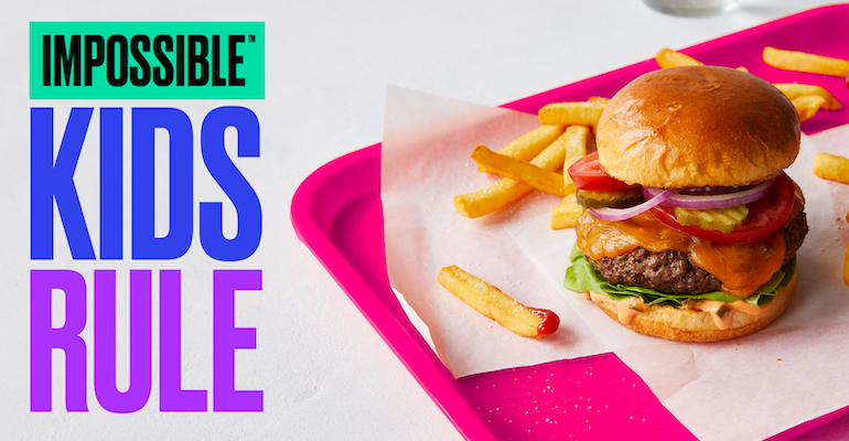 Impossible Foods heads for school cafeterias