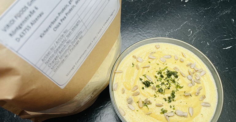 Chickpea Paste with VIRIDI instant chickpea flour and protein