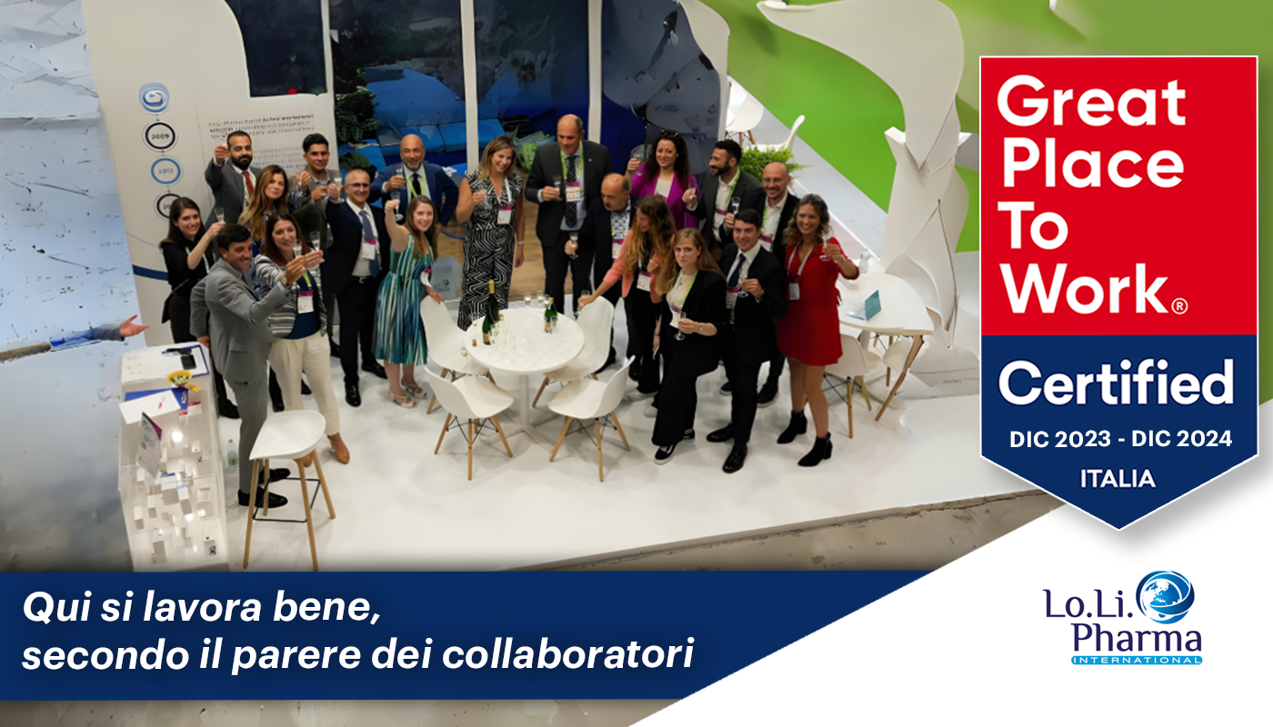 Lo.Li. Pharma International has once again been honored with the prestigious Great Place to Work certification
