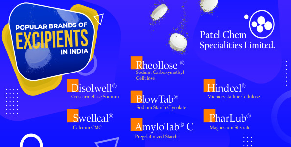 Excipients for Pharmaceuticals, Nutraceuticals & Food Processing Industries