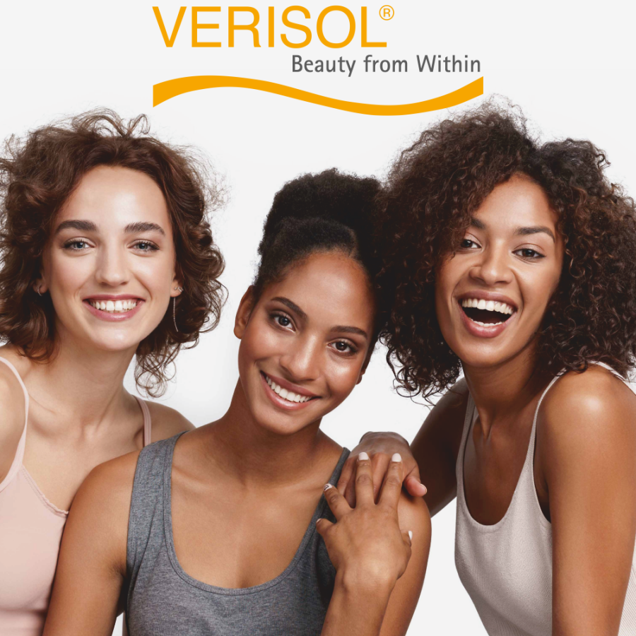 VERISOL® : CONFIRMED TO ELEVATE SKIN HYDRATION AND ELASTICITY, WHILE  REDUCING WRINKLES