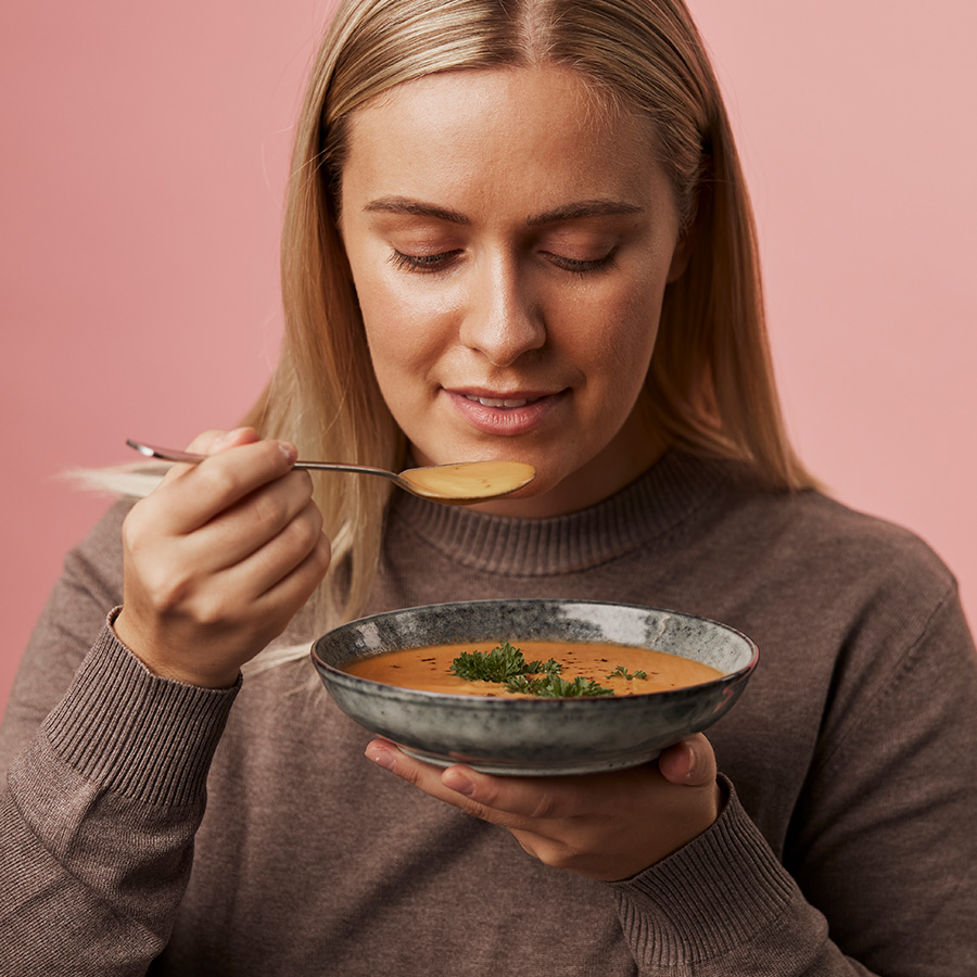 Positioning options for soup