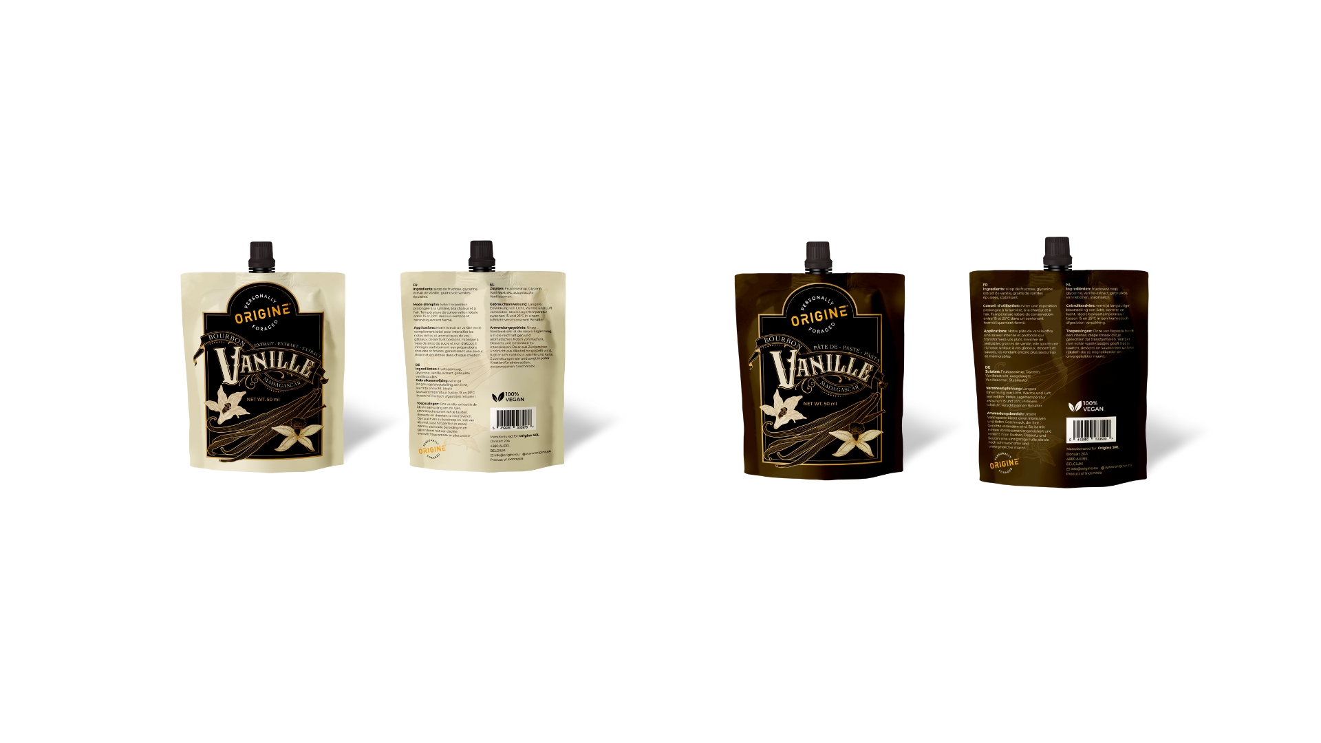 Vanilla Paste & Extract in DOYPACKS