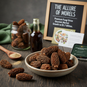 The Allure of Morels: Premium Fungi Drive Gourmet Market Growth to $3.7 Billion