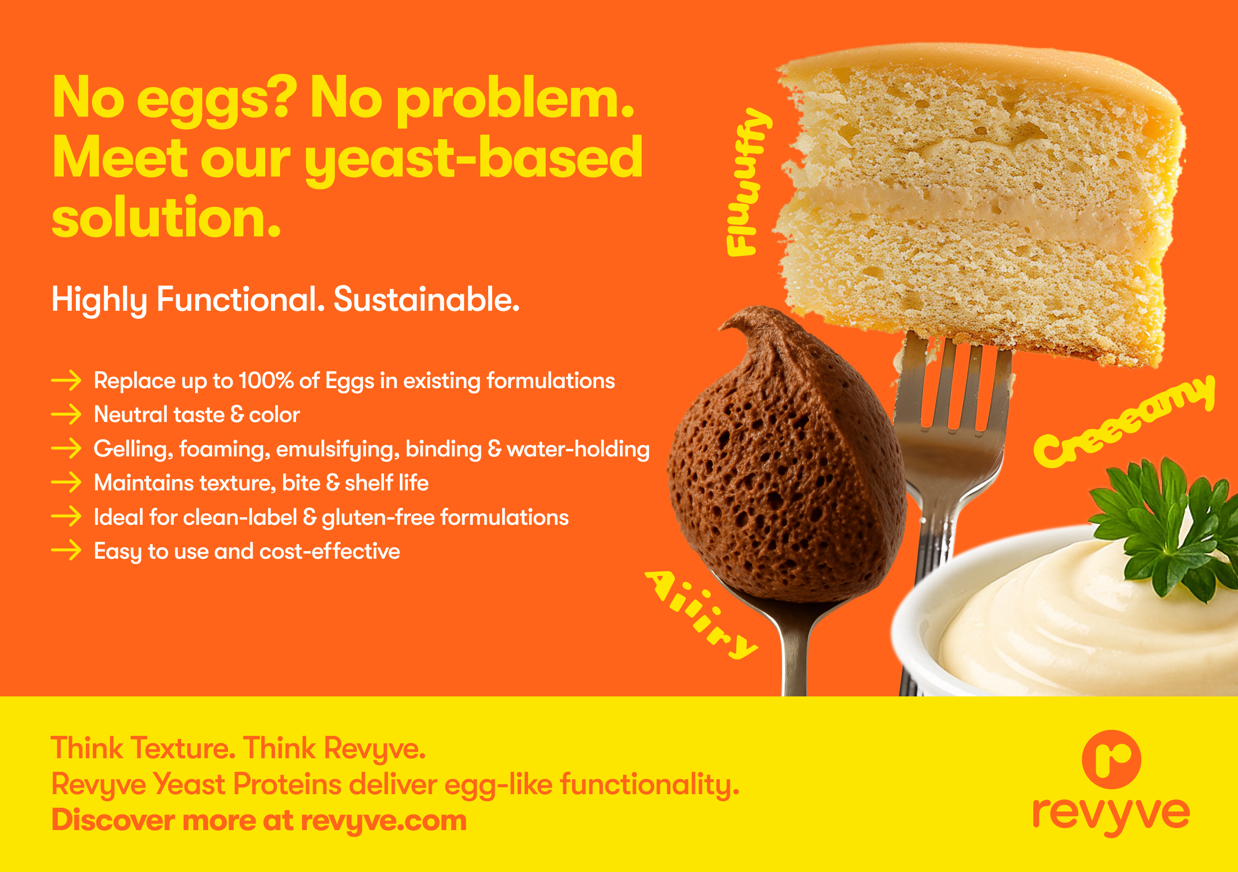 Yeast Proteins that mimic eggs