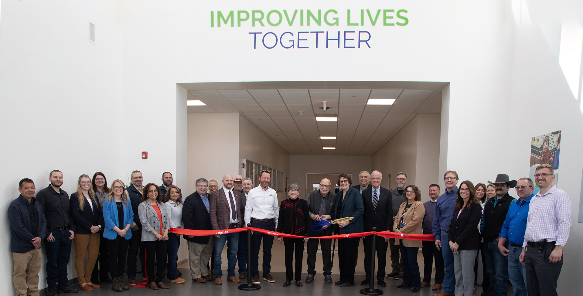 Hilmar Cuts the Ribbon at New Dodge City Facility