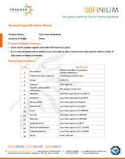 Citric Acid Anhydrous