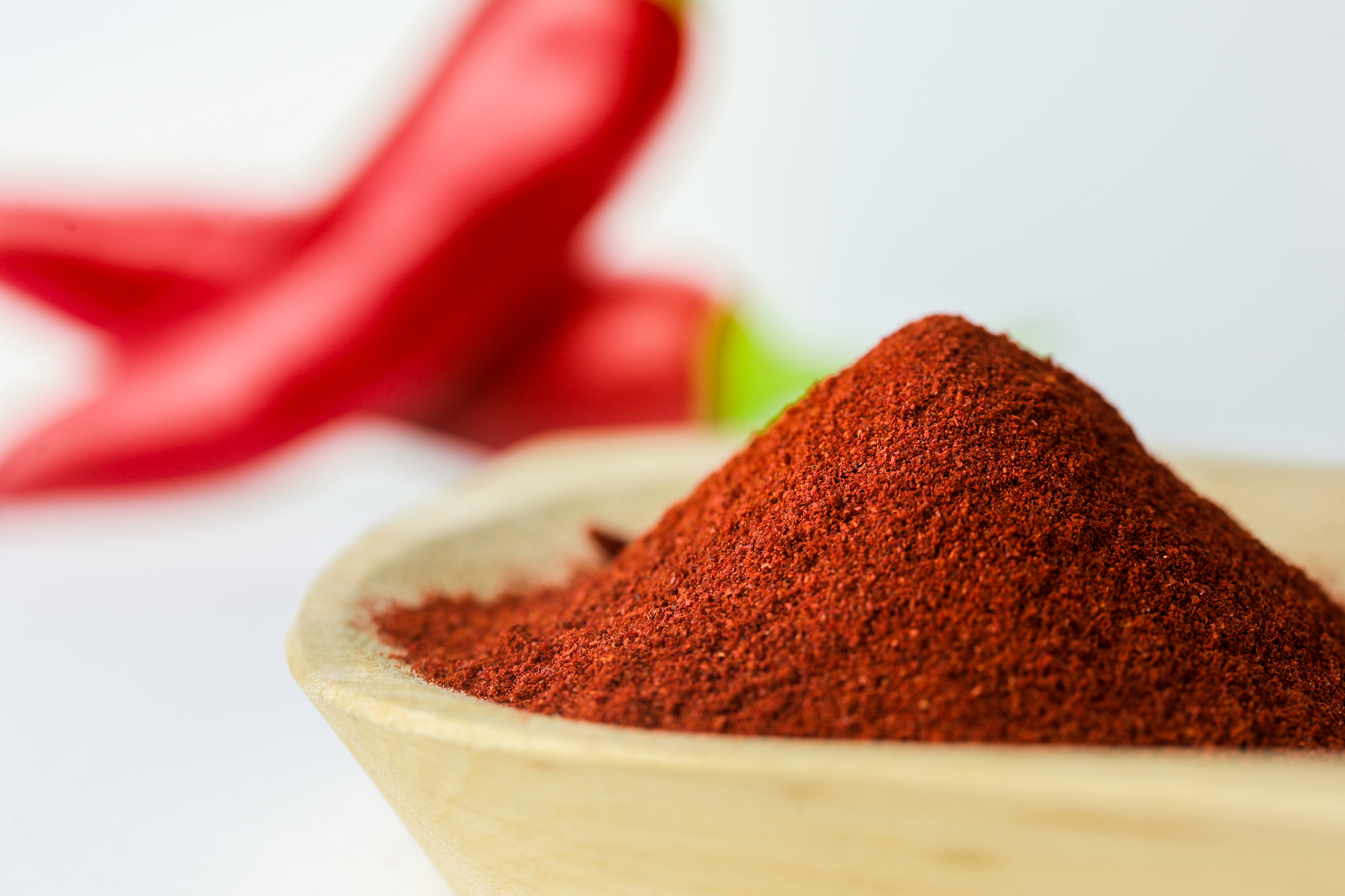 Ground spicy paprika