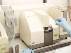 Contract lab for PSD analysis