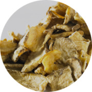 Dehydrated chicory slices