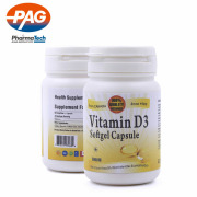 Gluten-Free Halal Vitamin D3 1000Iu Softgel Capsules