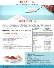 ENCAP-ES [Modified Food Starch E 1450]