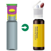 Dual cap package (2 types: integrated dual cap, detachable dual cap)