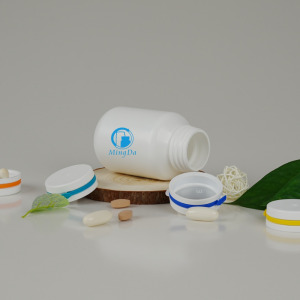 HDPE Healthcare Supplement Container Empty Plastic Pill Pharmaceutical Capsule Medicine Vitamin Bottle