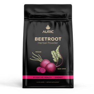 Auric Beetroot Herbal Powder – Natural Boost for Stamina, Glow & Detox