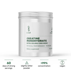 Creatine Monohydrate powder 300g (60 days, 500 mesh), extra soluble