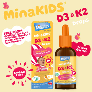 MinaKIDS D3 & K2 Drops