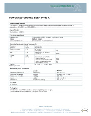 26403 Powdered cooked beef type A