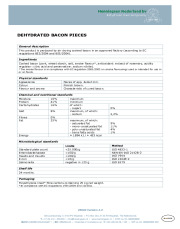 25003 Dehydrated bacon pieces