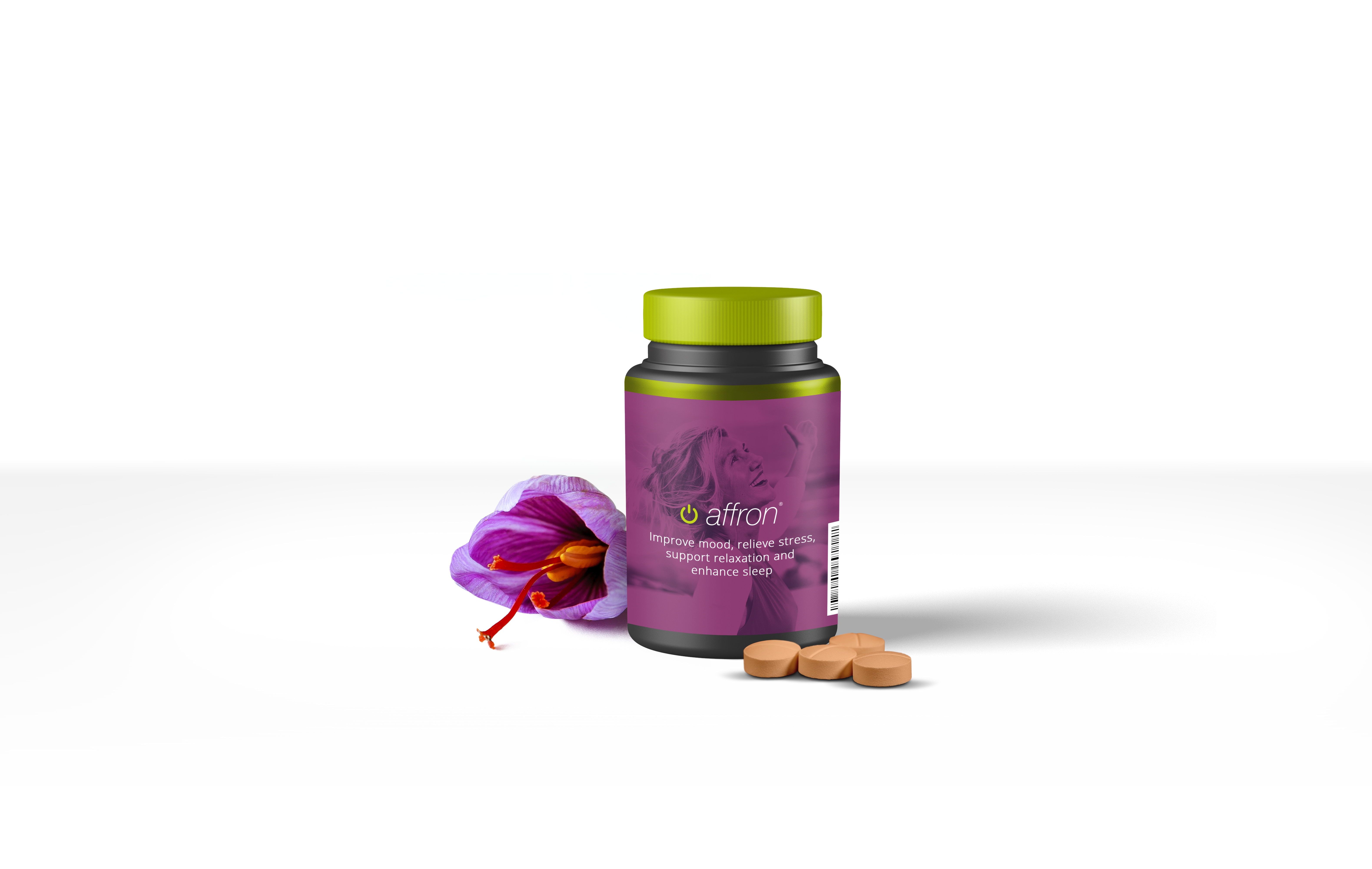 Affron®. -OCCASIONAL STRESS AND ANXIETY, POSITIVE MOOD AND SLEEP QUALITY.