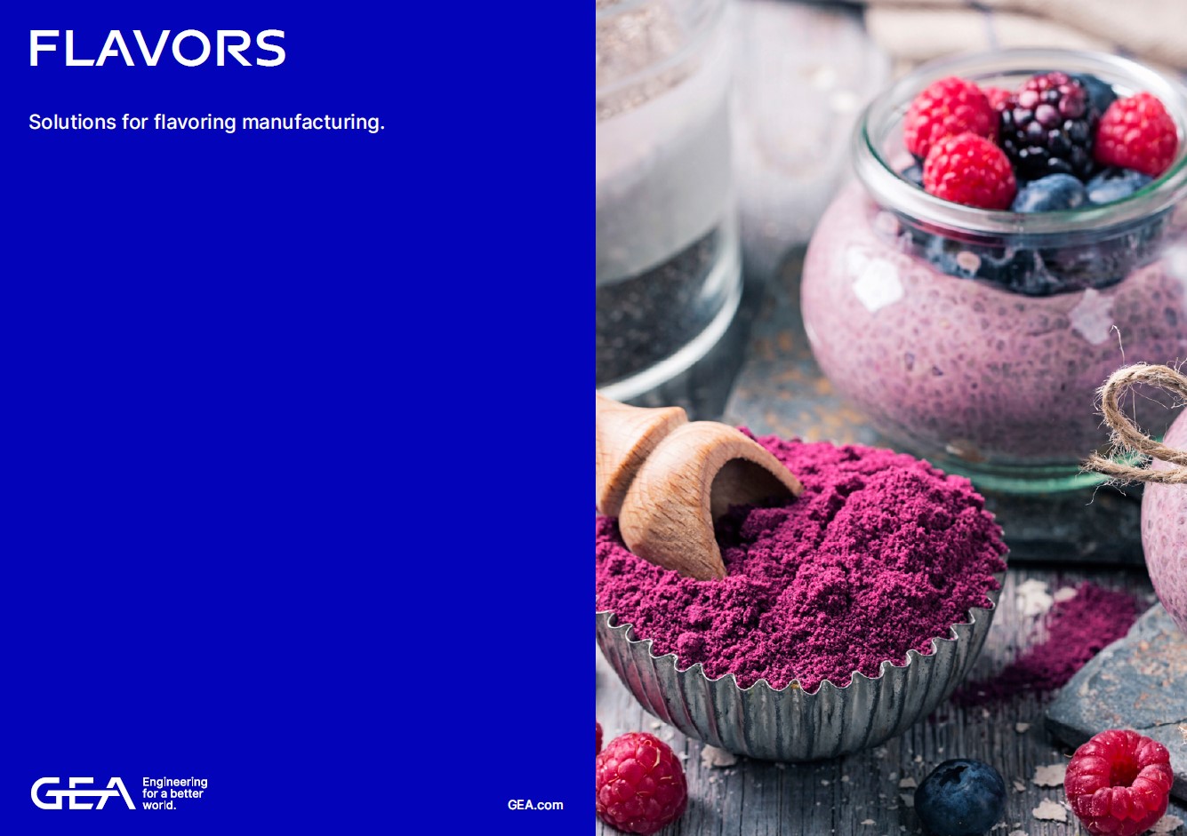 Solutions for flavor manufacturing