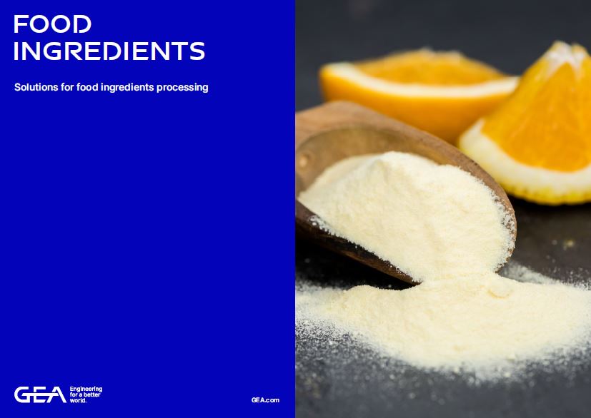 Solutions for food ingredients processing