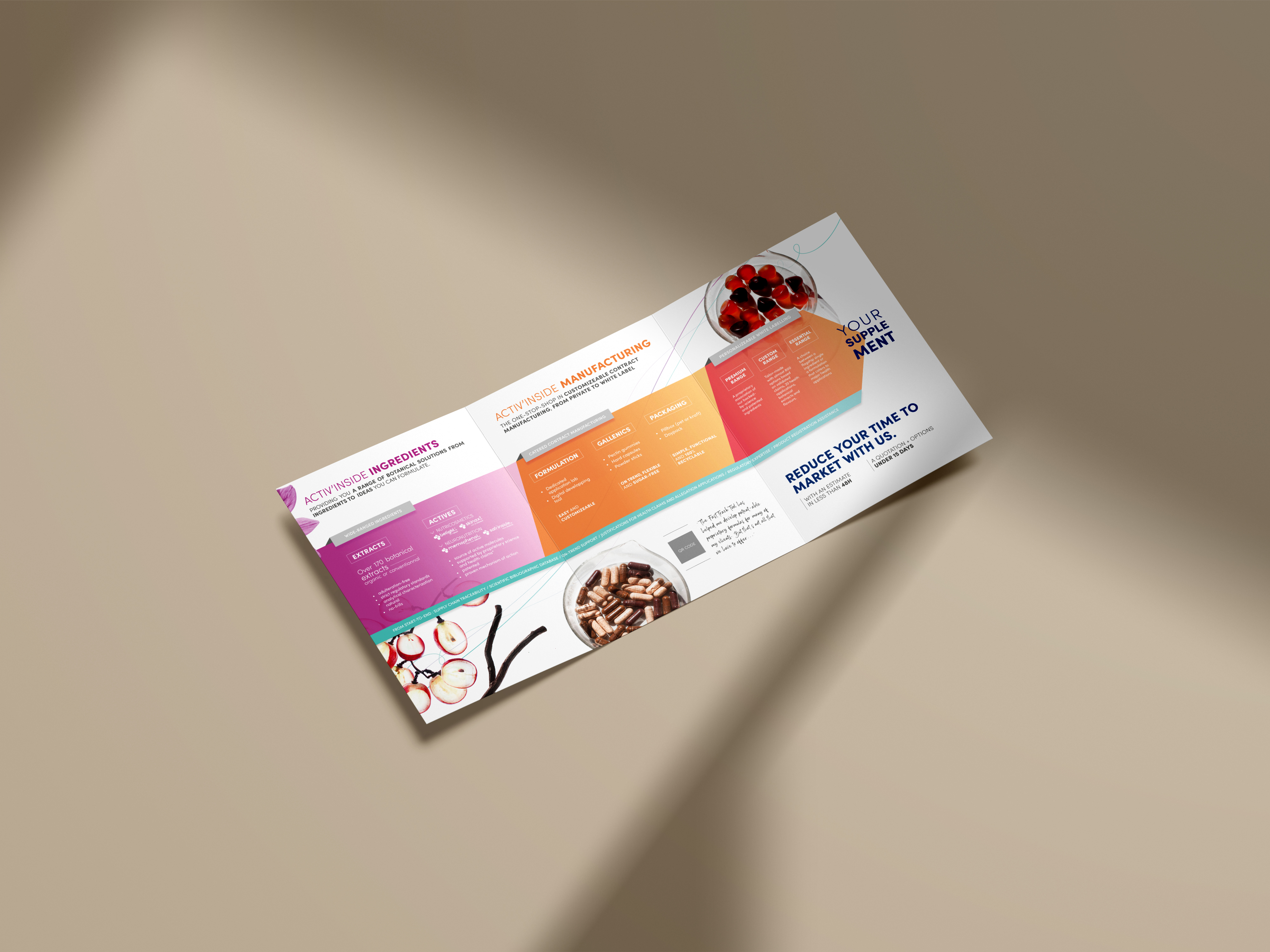 Activ'Inside - From trusted and functional active ingredients to your one-stop-shop contract manufacturing