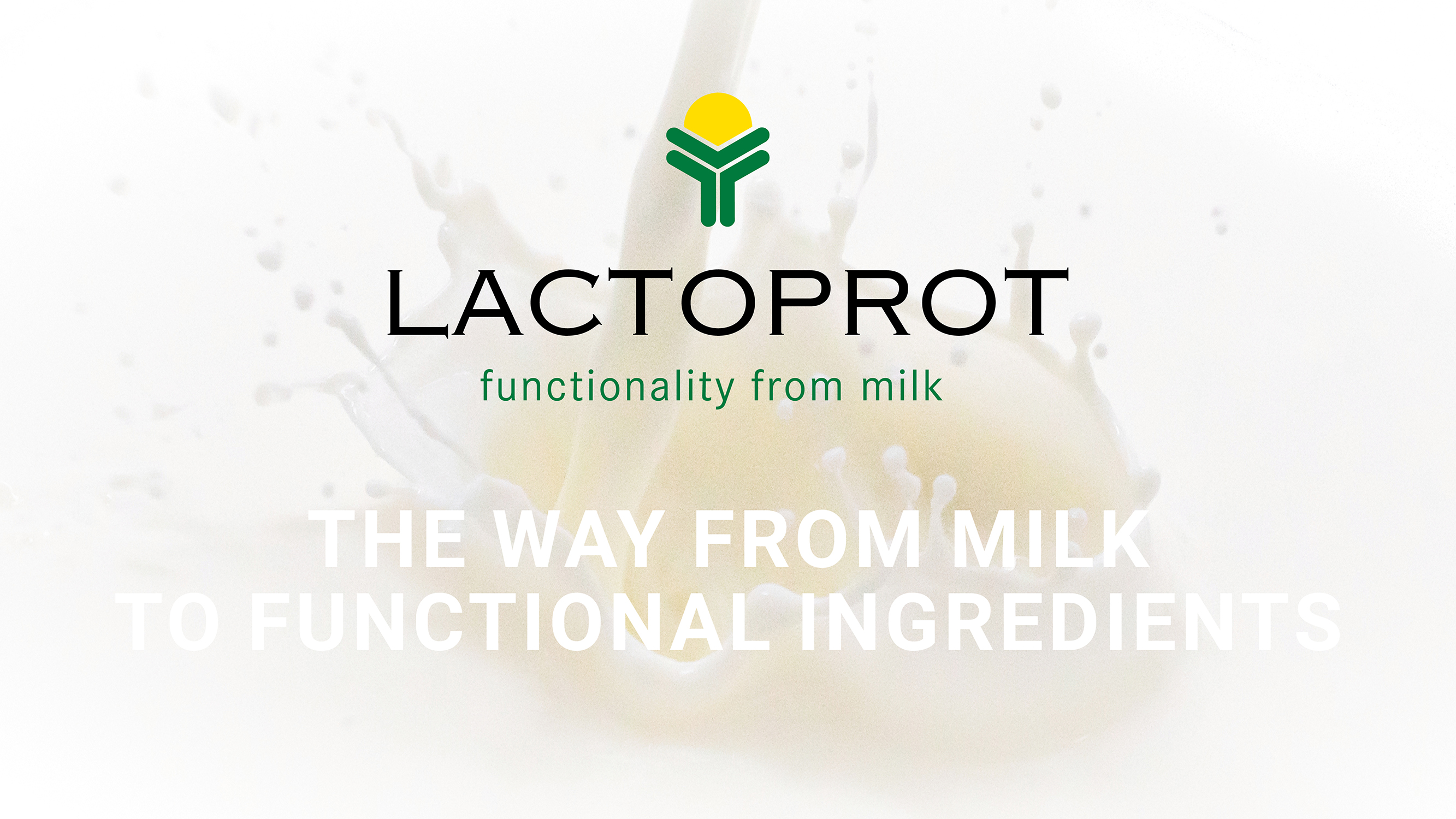 Processing flows of our milk