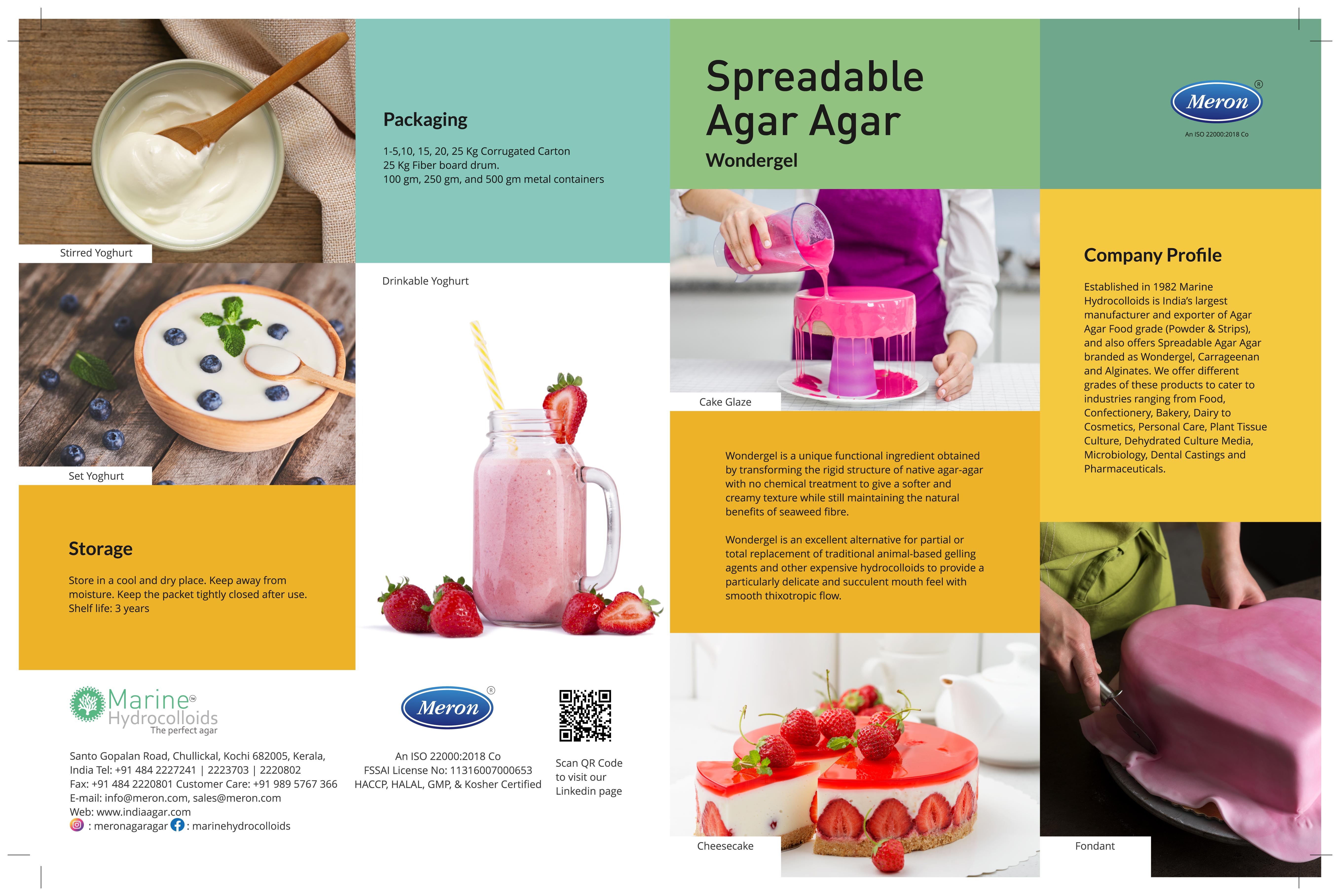 Spreadable Agar Agar Wondergel