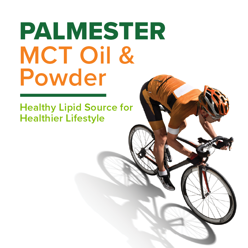 PALMESTER Medium-Chain Triglycerides Powder with Maximum 70% MCT Oil
