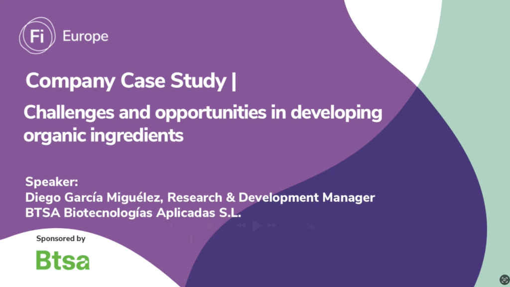 Exploring Organic Ingredient Innovations: BTSA’s Insights at Food Ingredients Innovation Hub