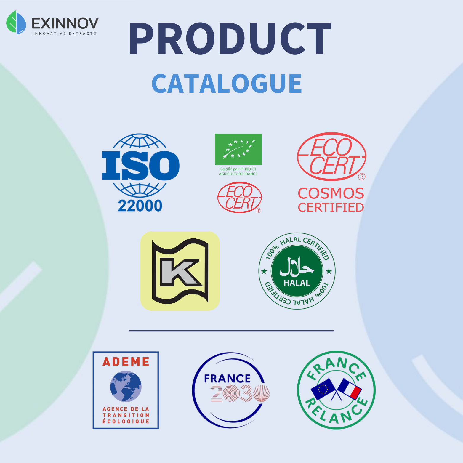 Product catalogue  - EXINNOV