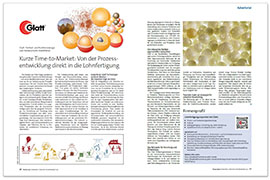 With short time-to-market from process development directly to contract manufacturing