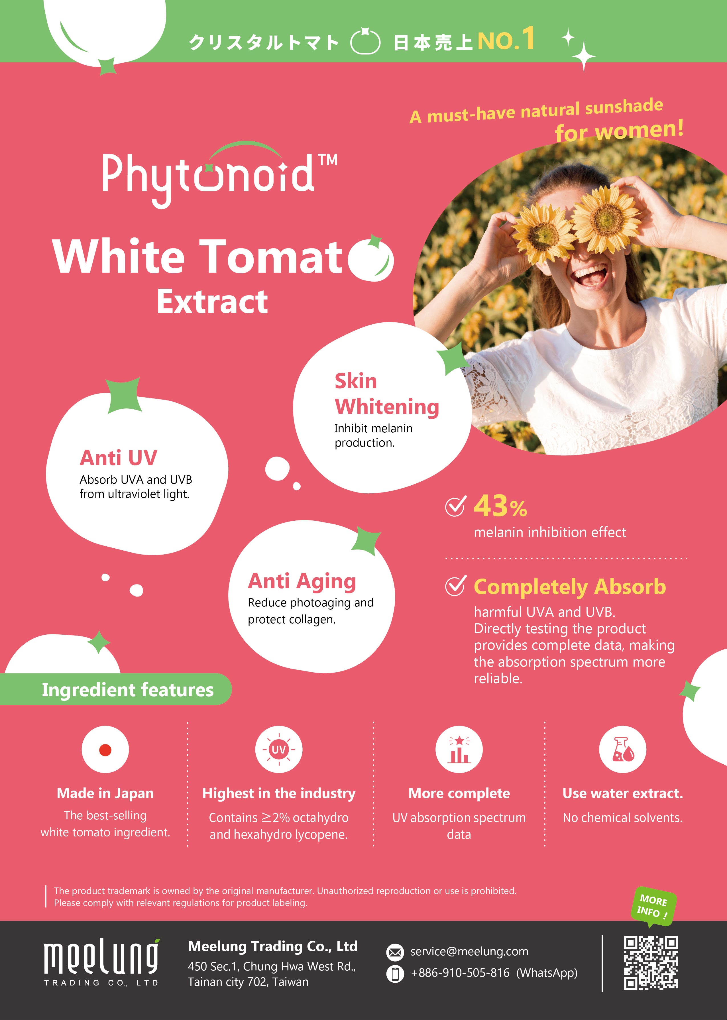 Phytonoid® Japanese White Tomato Extract_Meelung Trading