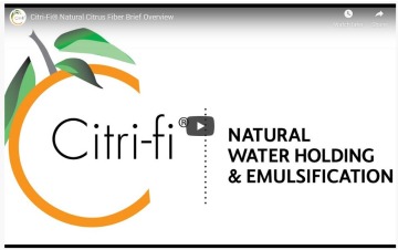 Citri-Fi Natural Citrus Fiber Functionality Overview