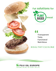 Vegetable fats for meat alternatives