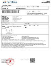 Organic standard SGS report of phycocyanine
