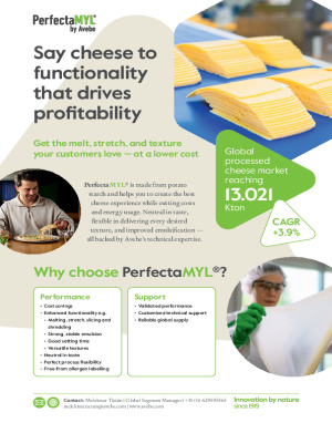 PerfectaMYL® Cost-effective functionality for processed cheese