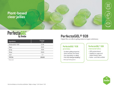 PerfectaGEL® 928 Plant-based gelling for clear jellies