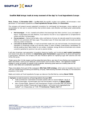 Soufflet Malt brochure