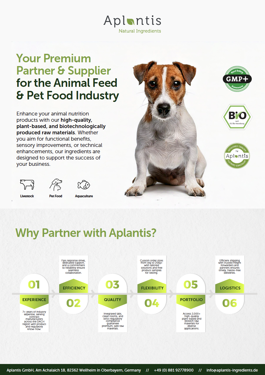 Aplantis - Animal Nutrition Portfolio