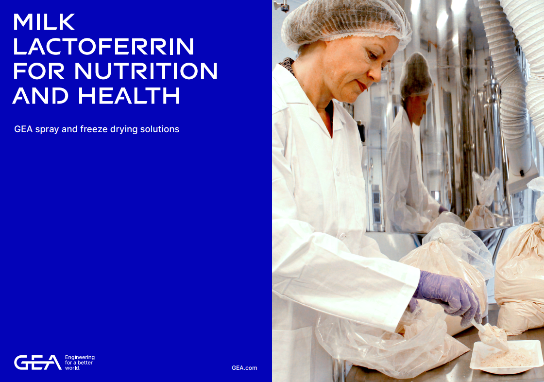 Lactoferrin - Spray and freeze drying solutions