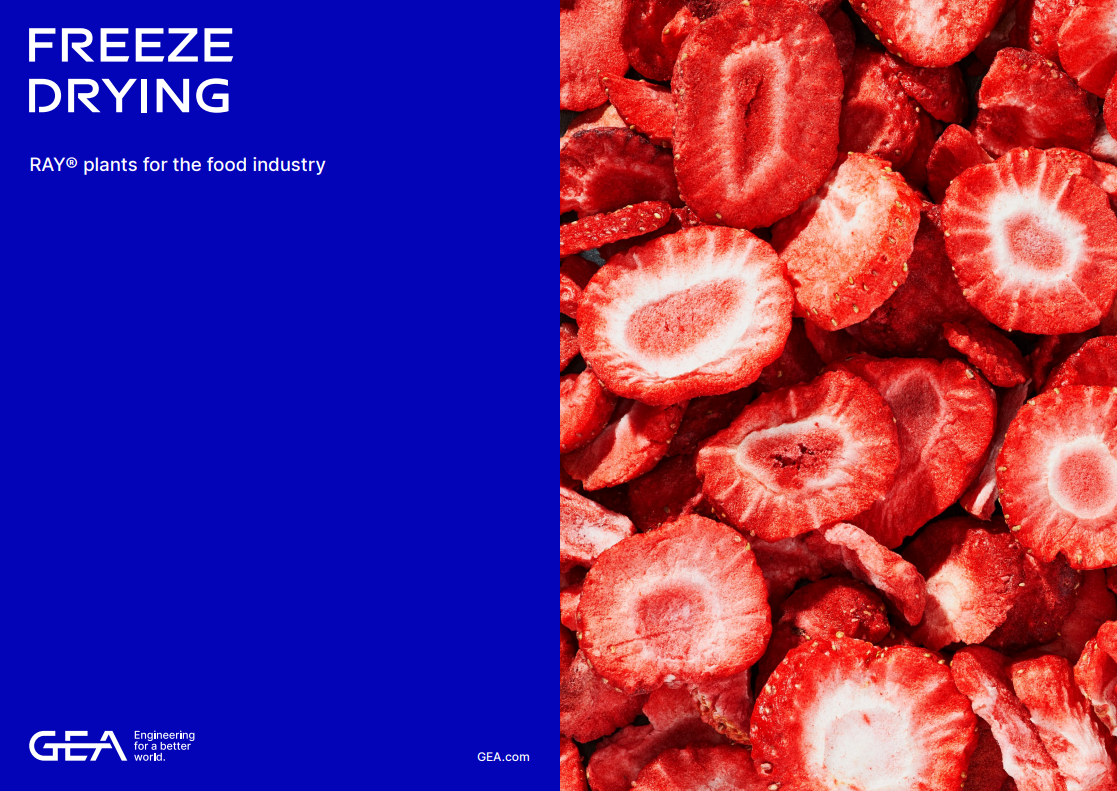 RAY® freeze dryer for the food industry